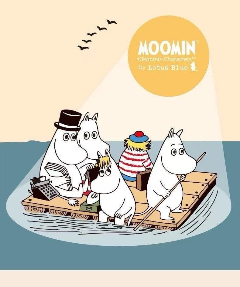 正版授權 MOOMIN 嚕嚕米餐碟組