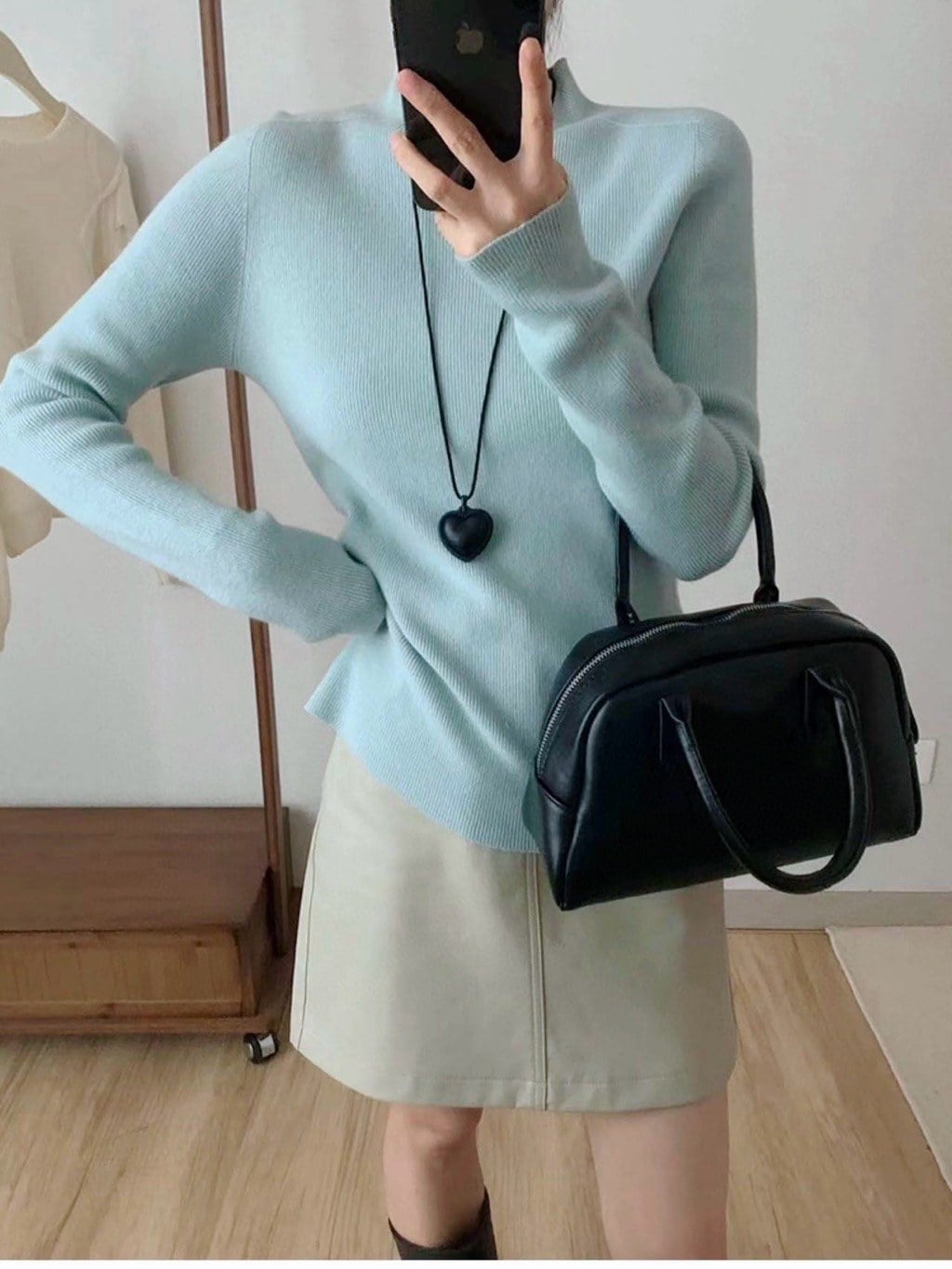 eggsmile 19色兔絨中領打底衫 (10)