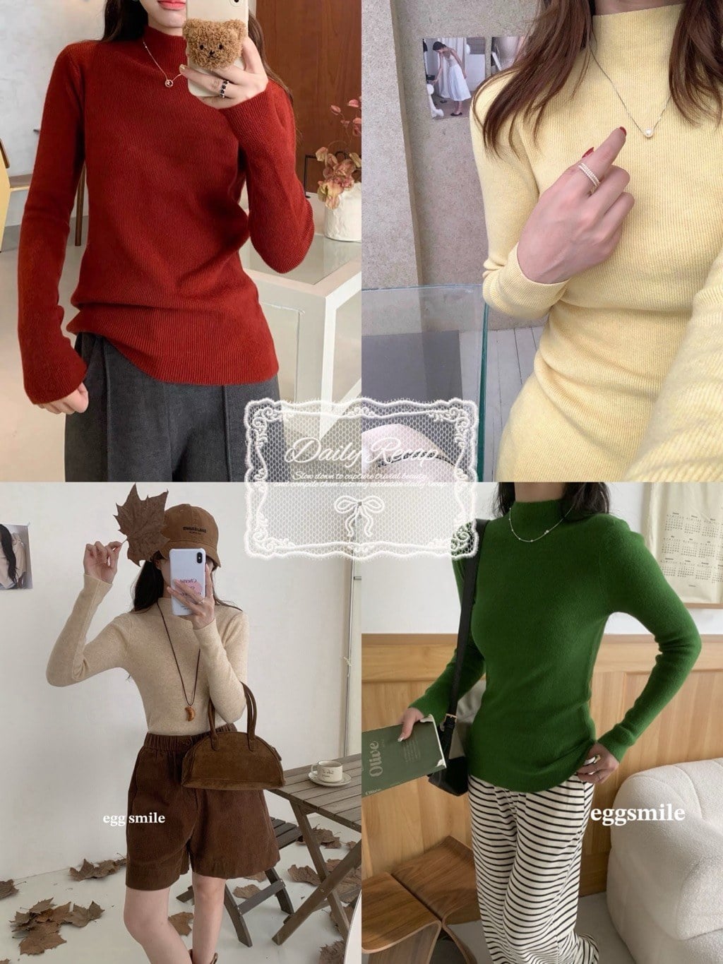 eggsmile 19色兔絨中領打底衫 (6)