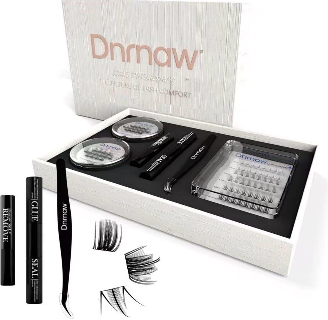 Dnrnaw Premium 3D DIY 簇狀假睫毛豪華套裝 (2)