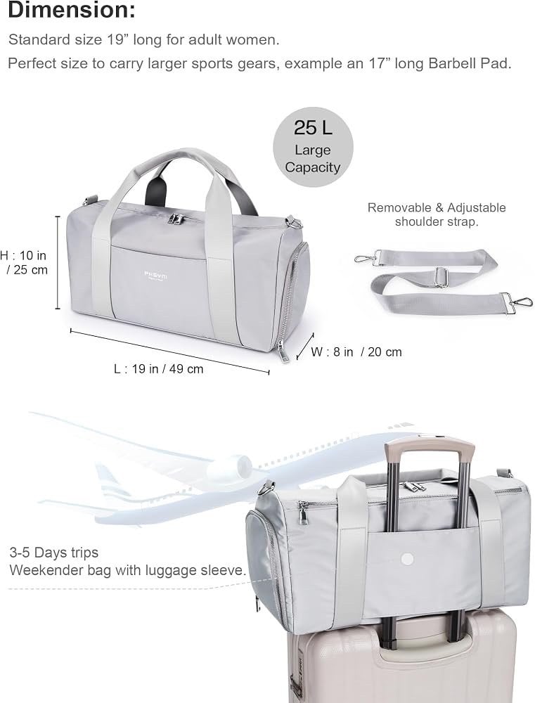 PHSYNI 25L 多功能運動健身旅行袋 (7)