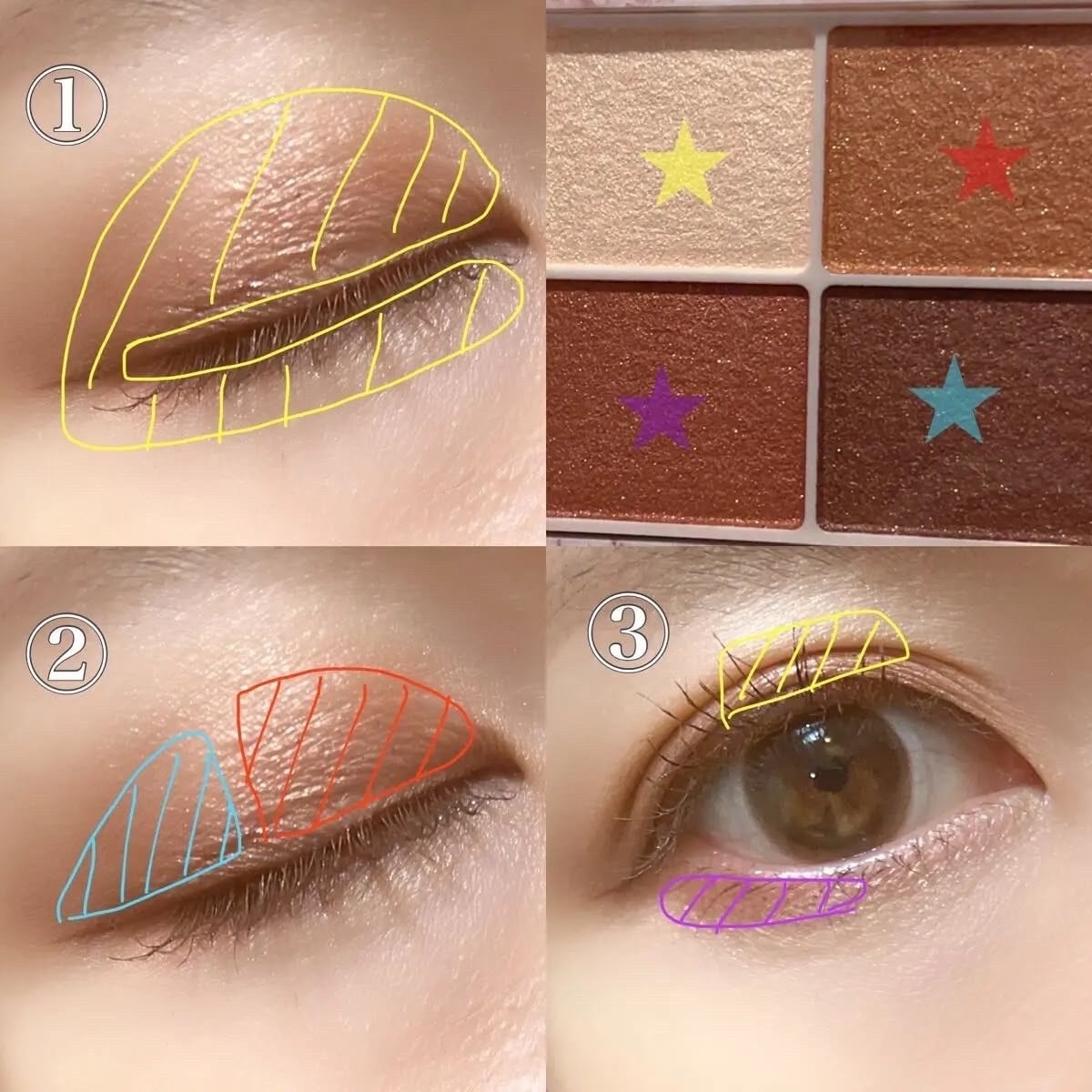 CANMAKE Silky Souffle Eyes 四色眼影盤 (2)