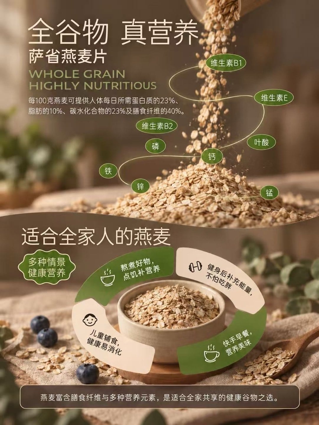 加拿大 GOODERST 谷得斯特全穀物燕麥片 (2)