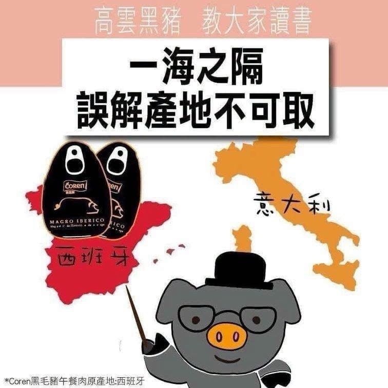 西班牙🇪🇸高雲黑毛豬午餐肉 （+1=4罐） (4)