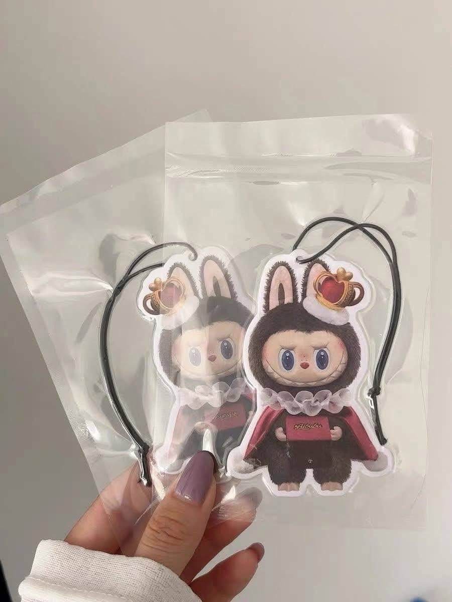 Labubu 卡通車載香薰片 (3)