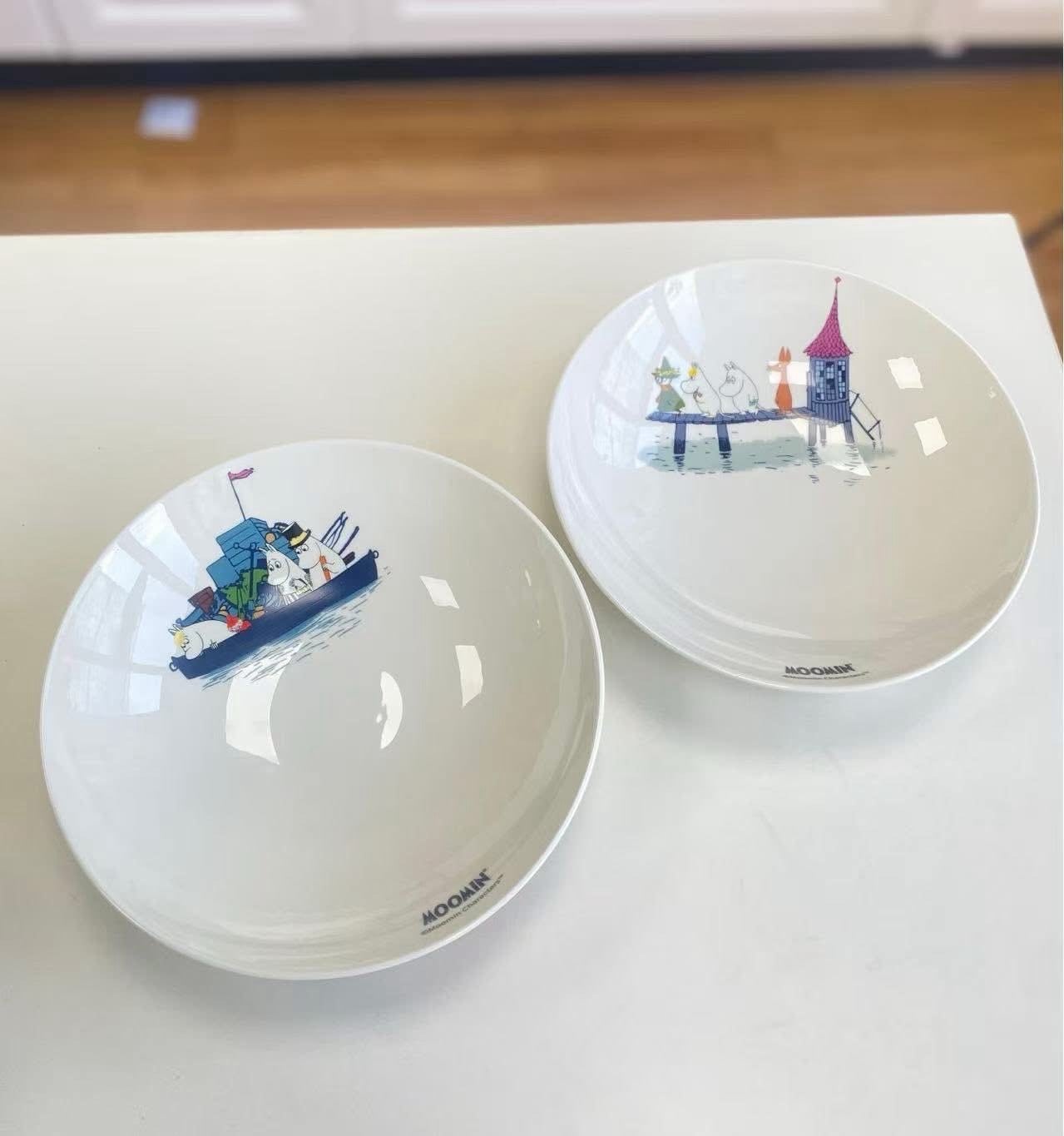 正版授權 MOOMIN 嚕嚕米餐碟組 (10)