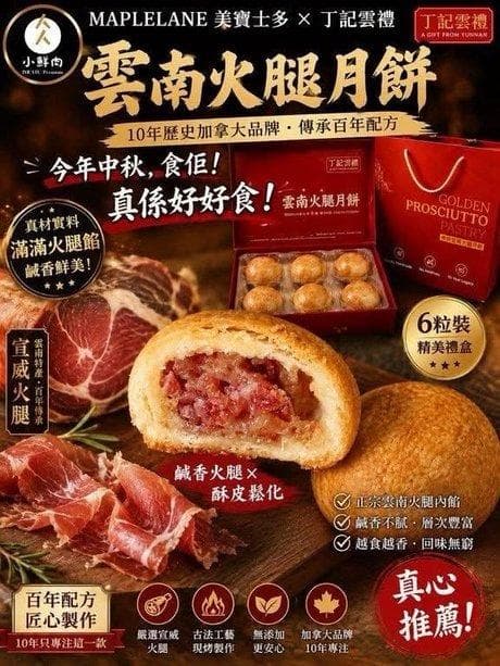 傳統雲南火腿月餅