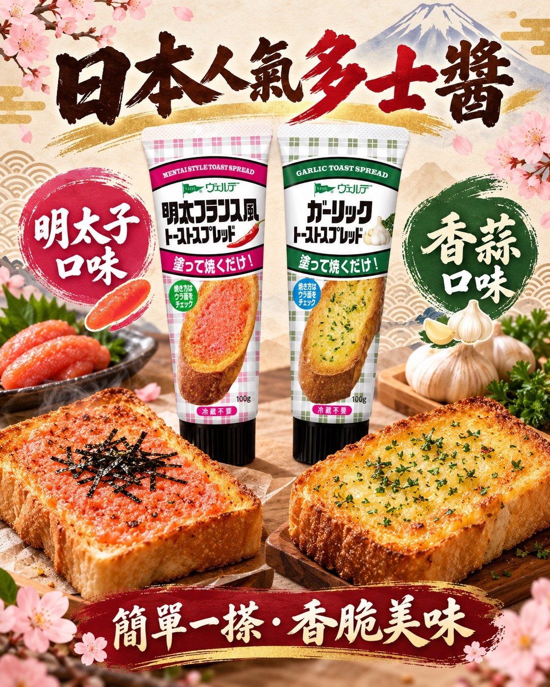 日本人氣多士醬