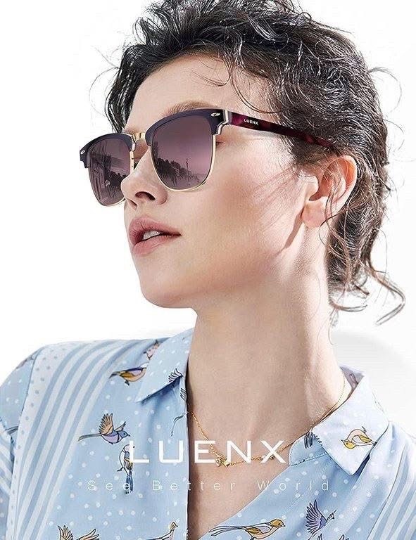 LUENX 復古偏光太陽眼鏡